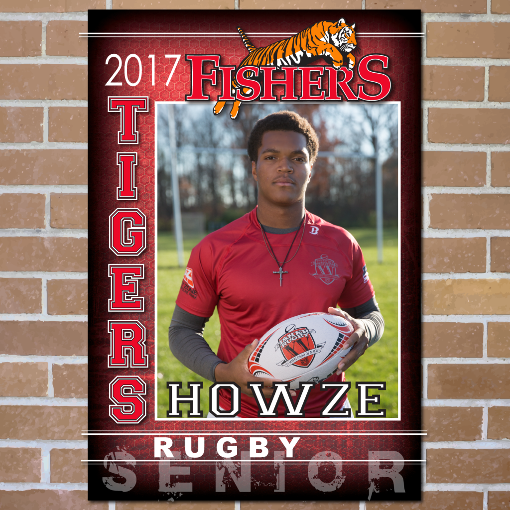 Fishers Rugby: Senior Poster – School Spirit Place