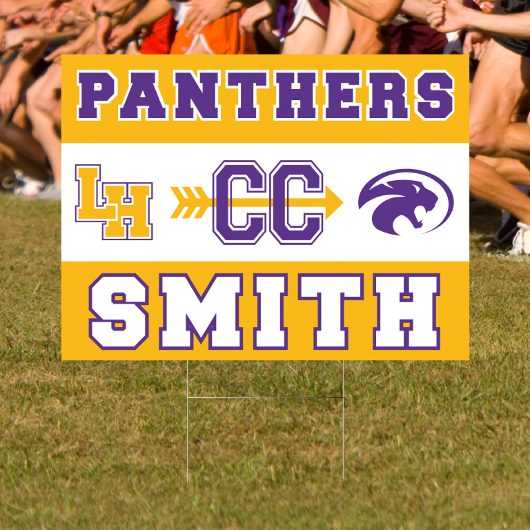 Liberty Hills Cross Country Yard Sign School Spirit Place