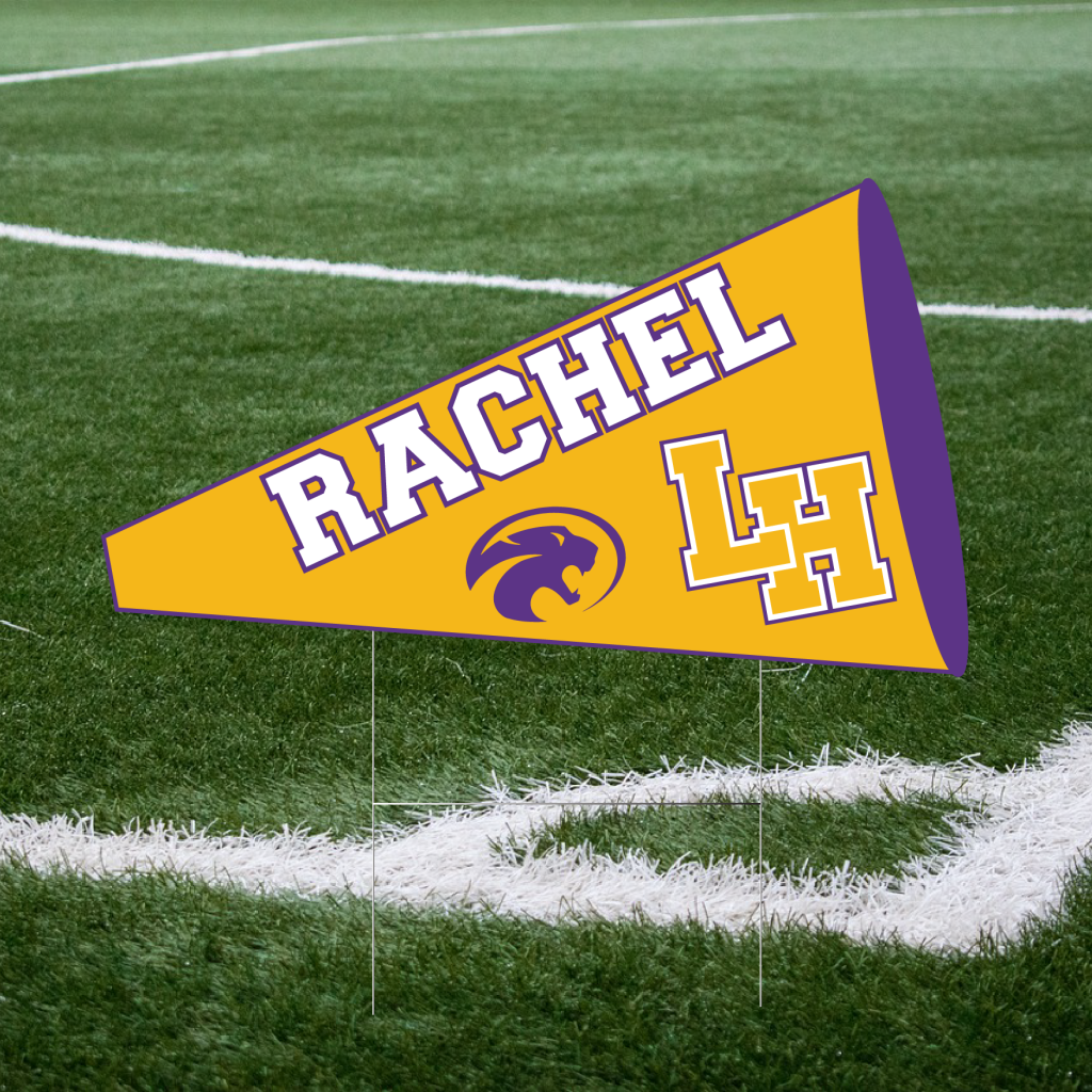 Liberty Hills Cheerleading Yard Sign School Spirit Place