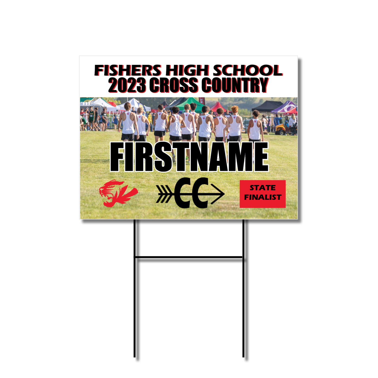 Fishers High School Yard Signs School Spirit Place