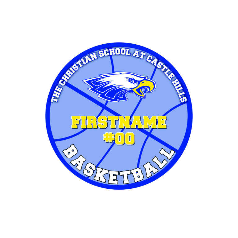 Christian School Castle Hills Basketball Decal School Spirit Place christian-school-castle-hills-basketball-decal-school-spirit-place