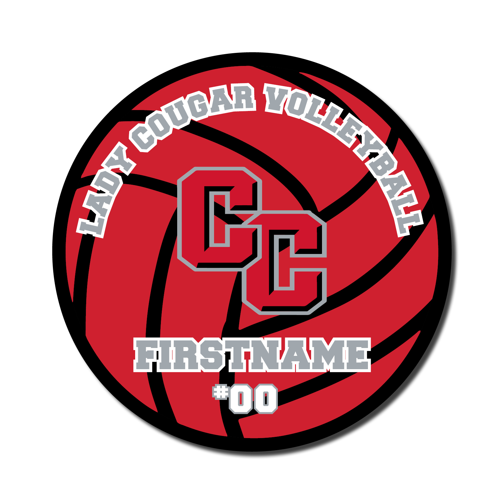 Christoval Volleyball Decal – School Spirit Place