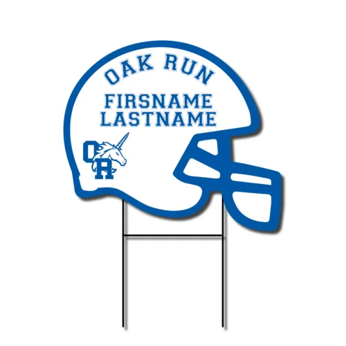 Oak Run Football Yard Sign