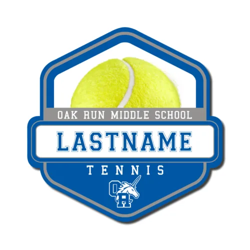 Oak Run Tennis Decal