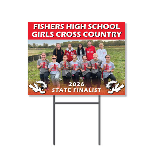 FHS Girls XC State Yard Sign