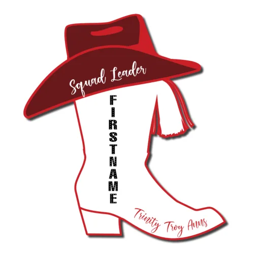 Trinity HS Drill Team Squad Leader Decal