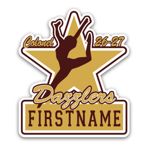 Dripping Springs Dazzlers Colonel Decal
