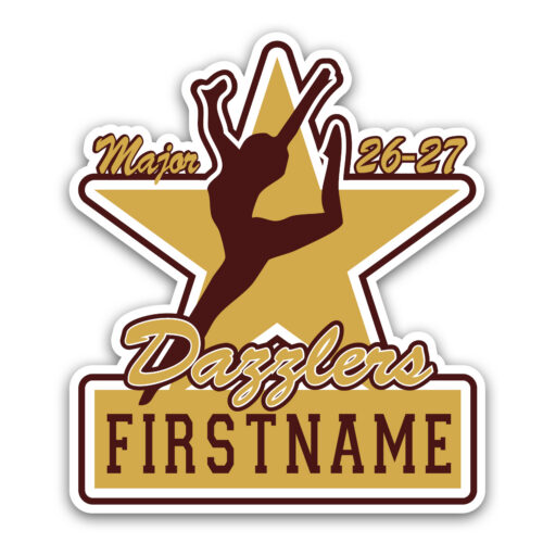 Dripping Springs Dazzlers Major Decal