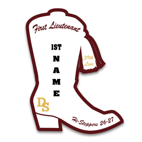 Dripping Springs Hi-Steppers First Lieutenant Decal