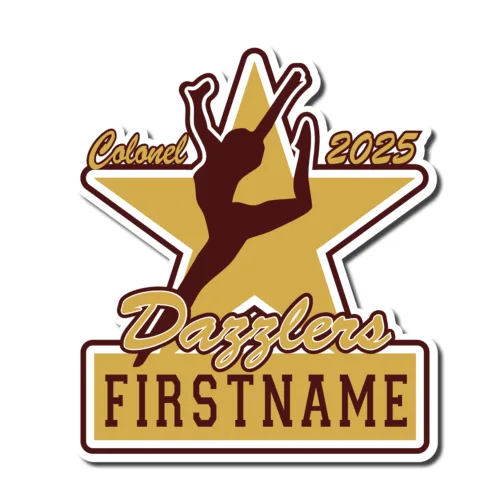 Dripping Springs Dazzlers Colonel Decal