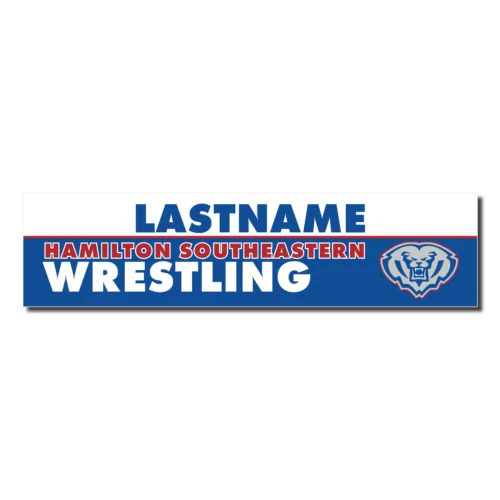 HSE Wrestling Garage Sign