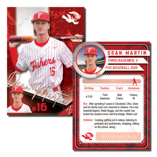 FHS Baseball Cards - Deluxe Design