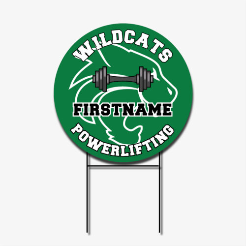 Kennedale Powerlifting Yard Sign