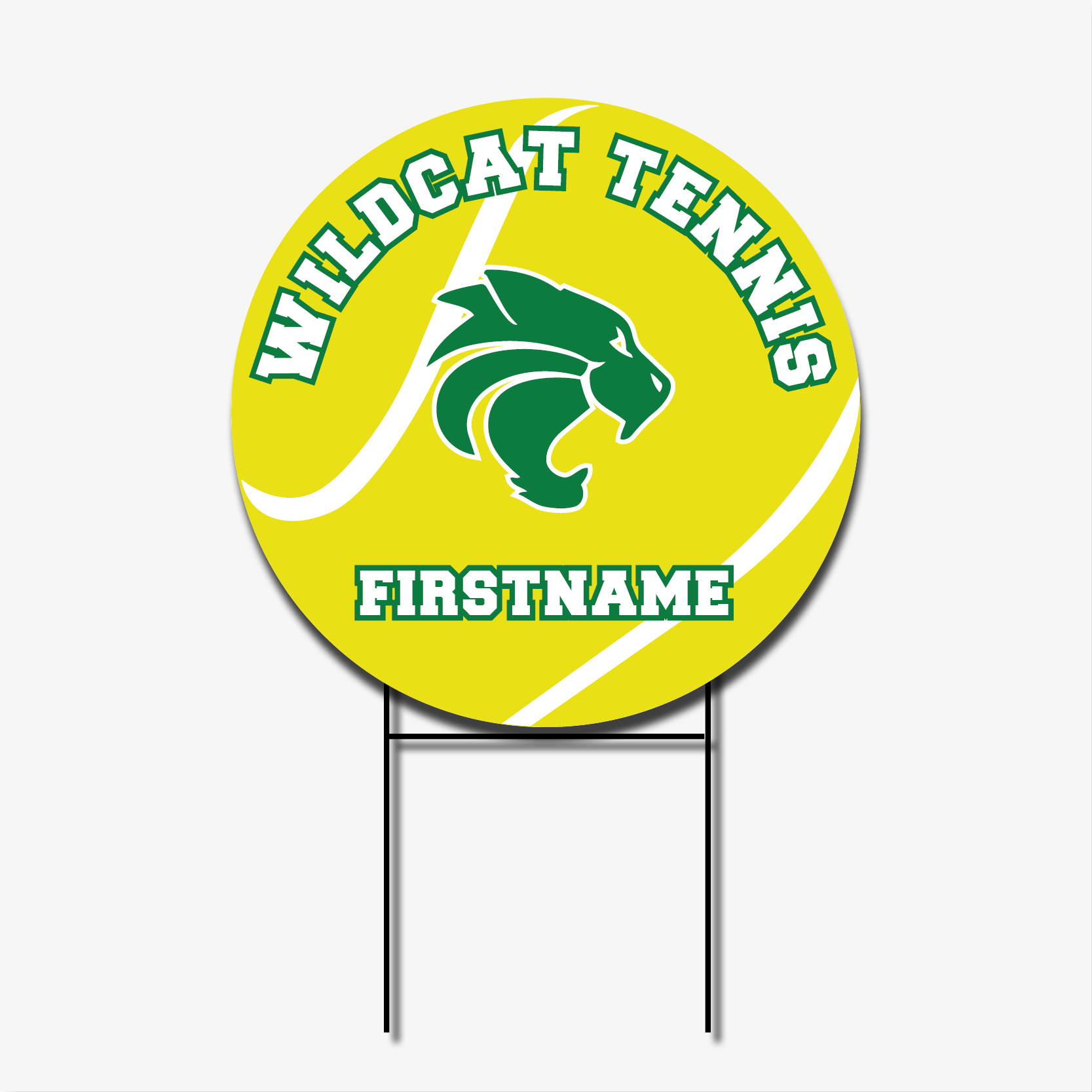 Kennedale Tennis Yard Sign