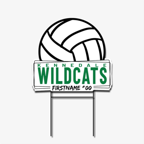 Kennedale Volleyball Yard Sign