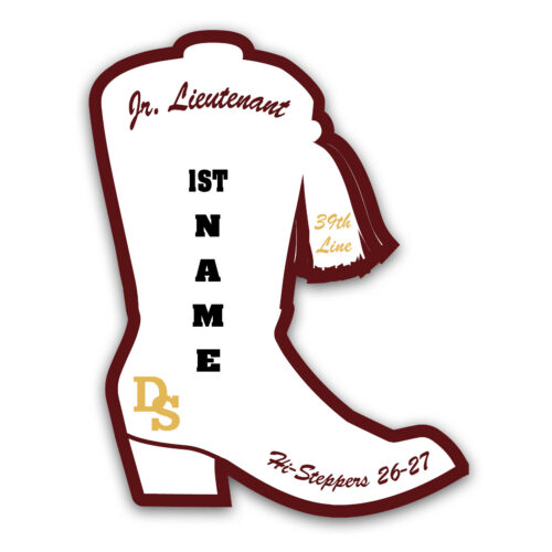 Dripping Springs Hi-Steppers Jr. Lieutenant Decal