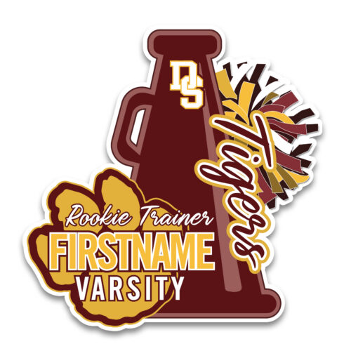 Dripping Springs HS-Varsity Cheer Rookie Trainer Decal