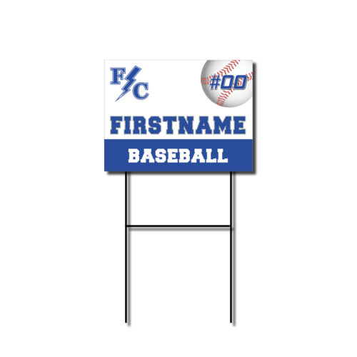 Franklin Central Baseball Yard Sign
