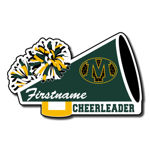 MYG Cheer Megaphone Decal