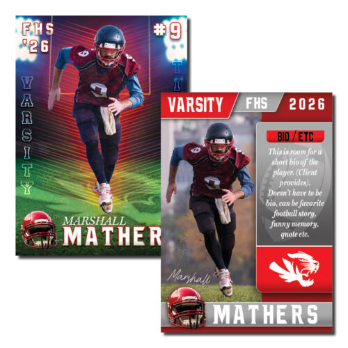 FHS Football Cards - Deluxe Design