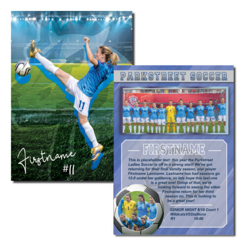 Soccer Cards - Deluxe Design