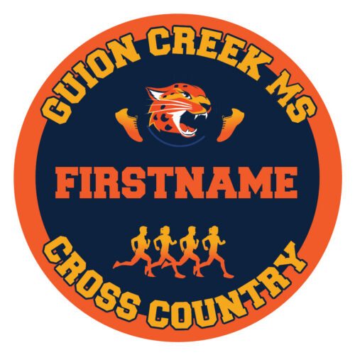 Guion Creek MS Cross Country Decal