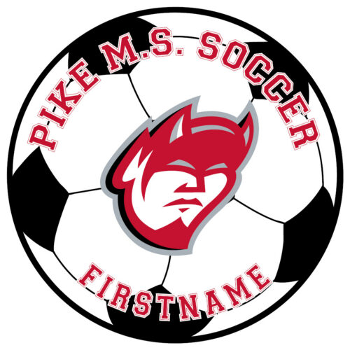 Pike MS Soccer Decal