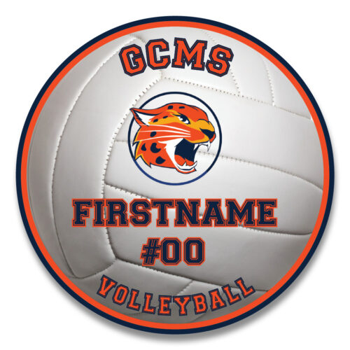 Guion Creek MS Volleyball Decal