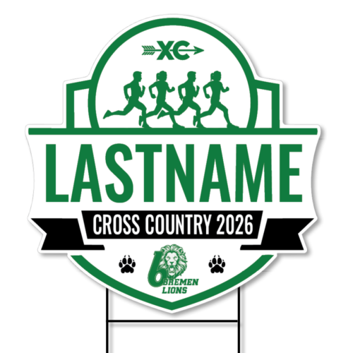 Bremen Cross Country Yard Sign